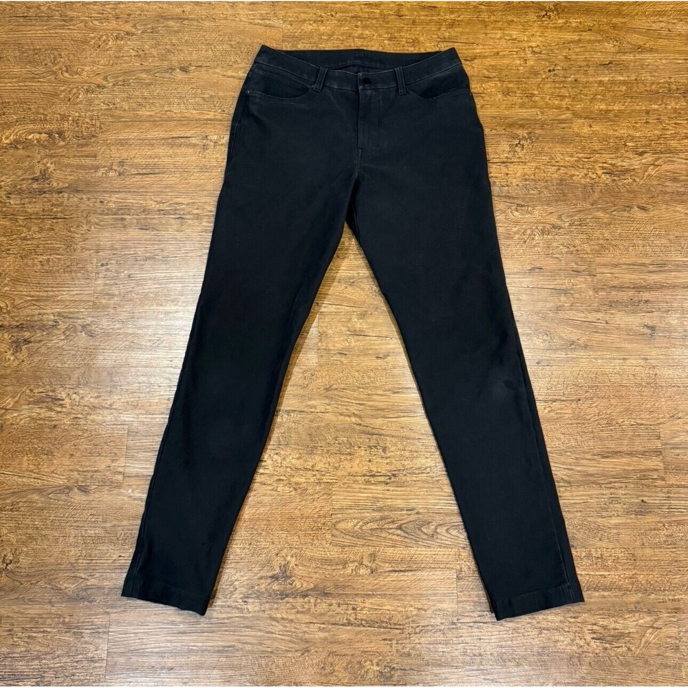 Lululemon Black ABC Slim Fit 5 Pocket Casual Golf Chino Pants‎ Men 30x32 LM5AQUS